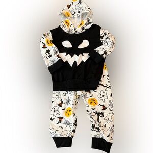 Trendy Boutique Ghostly Kids Costume - Black and White‎